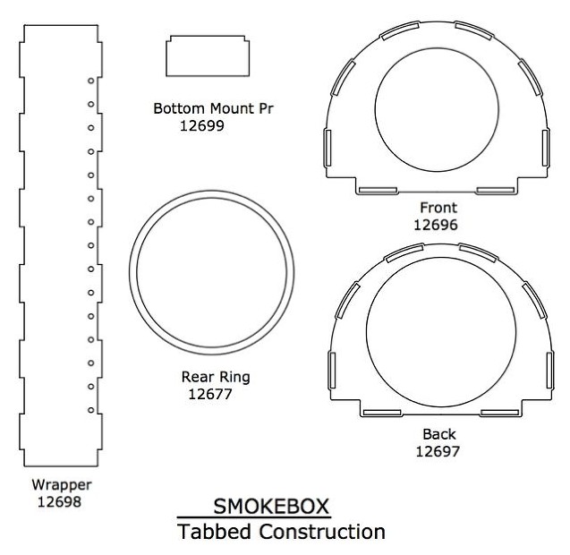 Smokebox Parts ME Laser CB 2