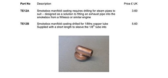 Traction Engine parts Page 7a